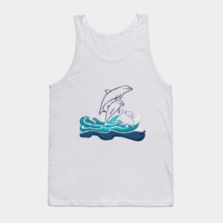 Happy Dolphins Tank Top